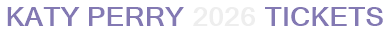 Katy Perry 2026 Tickets